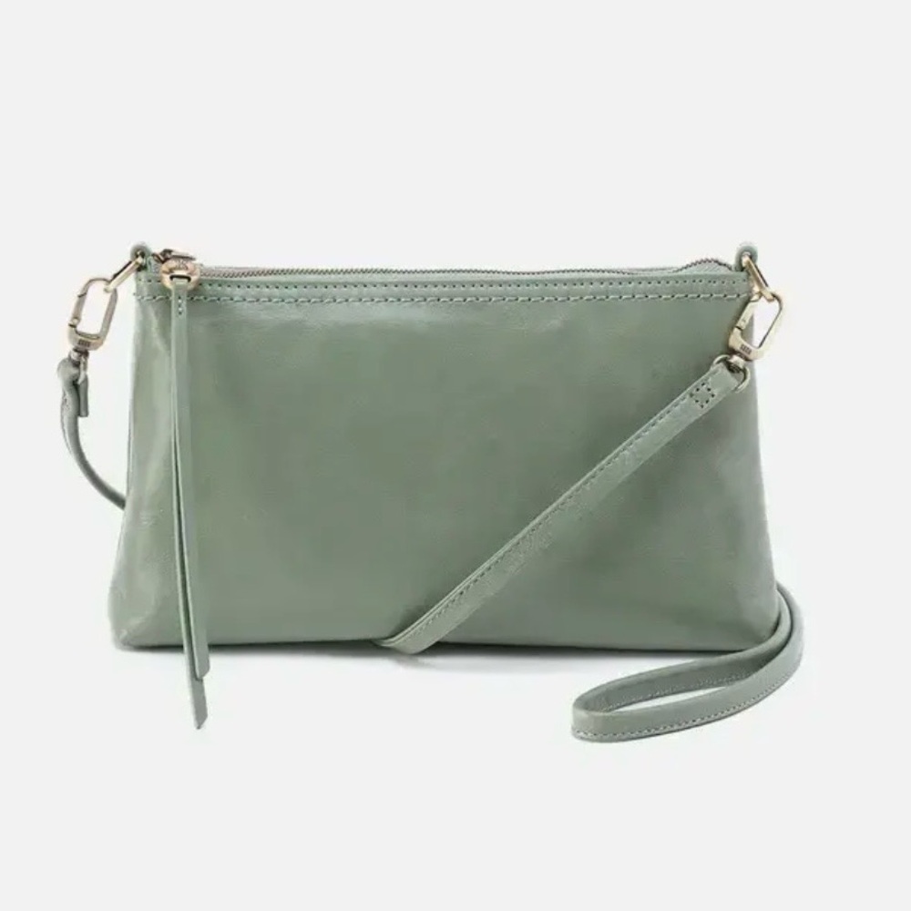 HOBO Jade Darcy Crossbody Leather Bag NWT 💚